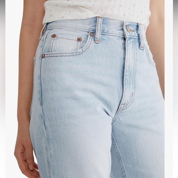 Aeropostale AERO High Rise Baggy Jeans Size 00 Light Wash - Picture 6 of 8